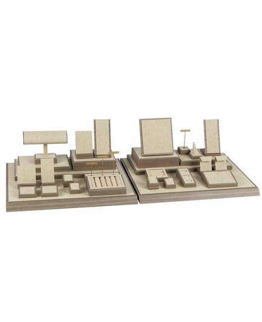 Luxus Kreatives Design Holz Glas Schmuck Shop Display Theke Vitrine