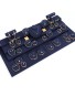New Retail Gold Trim Navy Blue Velvet Jewelry Display Set For Sale