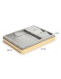 Luxury Gold Trim Light Gray Velvet Jewelry Set Display Tray For Sale