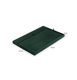 Popular New Dark Green Velvet Jewelry Presentation Tray For Sale