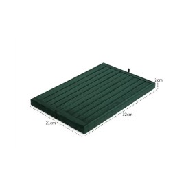Popular New Dark Green Velvet Ring Display Tray For Sale