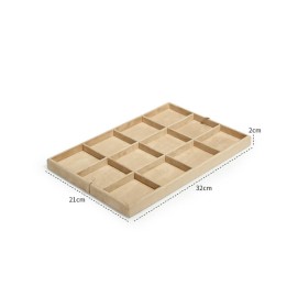 New Retail Gold Trim Khaki Velvet Bangle Display Tray For Sale