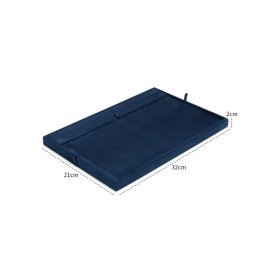 New Navy Blue Velvet Jewelry Presentation Tray For Sale