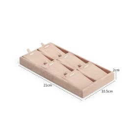 New High End Pink Velvet Jewelry Necklace Display Tray