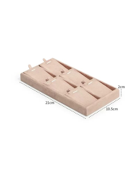 New High End Pink Velvet Jewelry Necklace Display Tray
