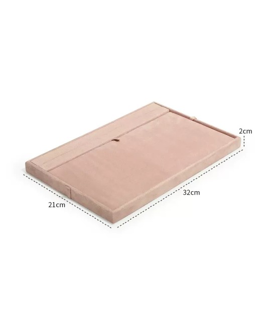 New Modern Pink Velvet Jewelry Presentation Tray