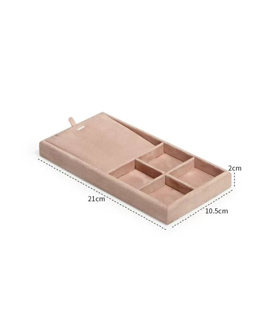 New Pink Velvet Jewelry Display Tray For Sale