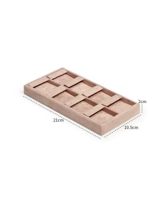 New Pink Velvet Jewelry Earrings Display Tray For Sale