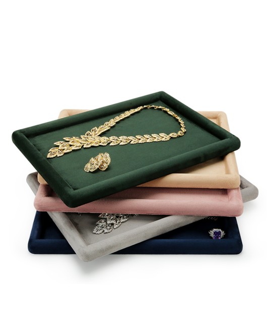 Luxury Velvet Jewelry Presentation Tray For Sale