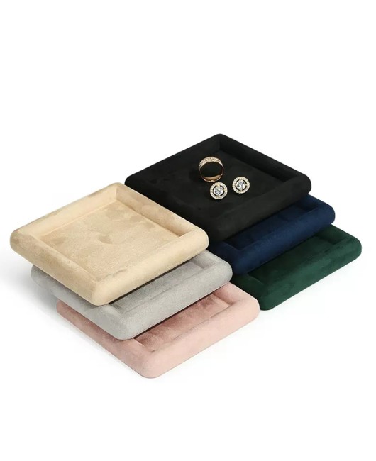 New Velvet Jewelry Presentation Tray For Sale