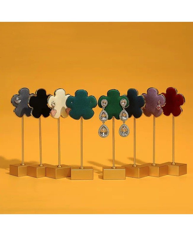 Luxury New Flower Shape Earring Display Holder Stand For Sale Luxury New Flower Shape Earring Display Holder Stand For Sale
