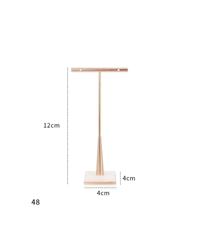 Luxury T Bar Gold Earring Display Holder Stand For Sale Luxury T Bar Gold Earring Display Holder Stand For Sale