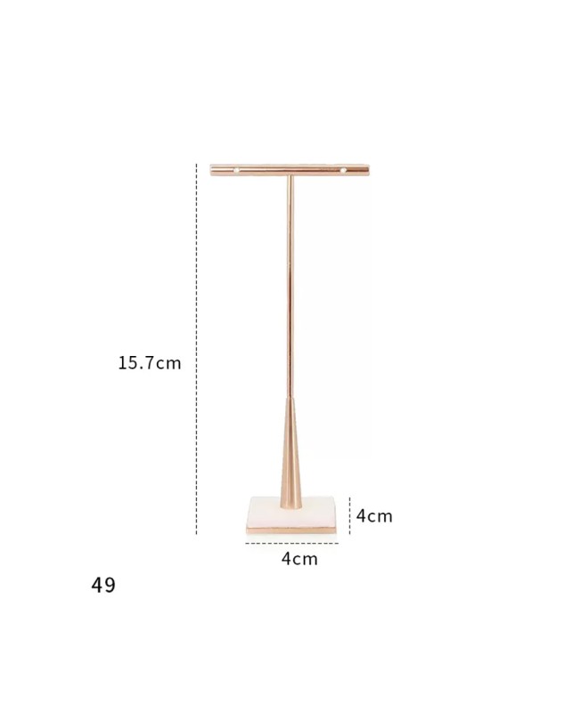 Luxury T Bar Gold Earring Display Holder Stand For Sale Luxury T Bar Gold Earring Display Holder Stand For Sale