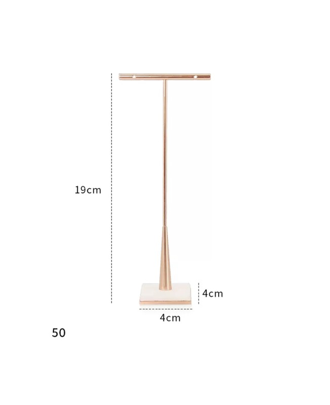Luxury T Bar Gold Earring Display Holder Stand For Sale Luxury T Bar Gold Earring Display Holder Stand For Sale