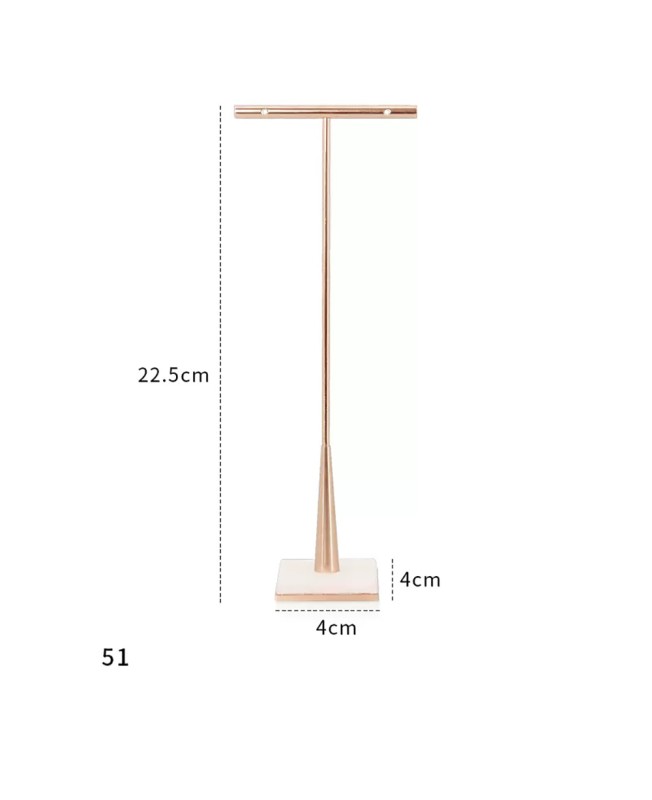 Luxury T Bar Gold Earring Display Holder Stand For Sale Luxury T Bar Gold Earring Display Holder Stand For Sale