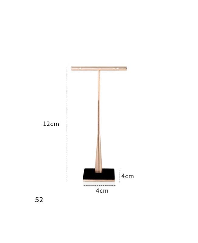 Luxury T Bar Gold Earring Display Holder Stand For Sale Luxury T Bar Gold Earring Display Holder Stand For Sale