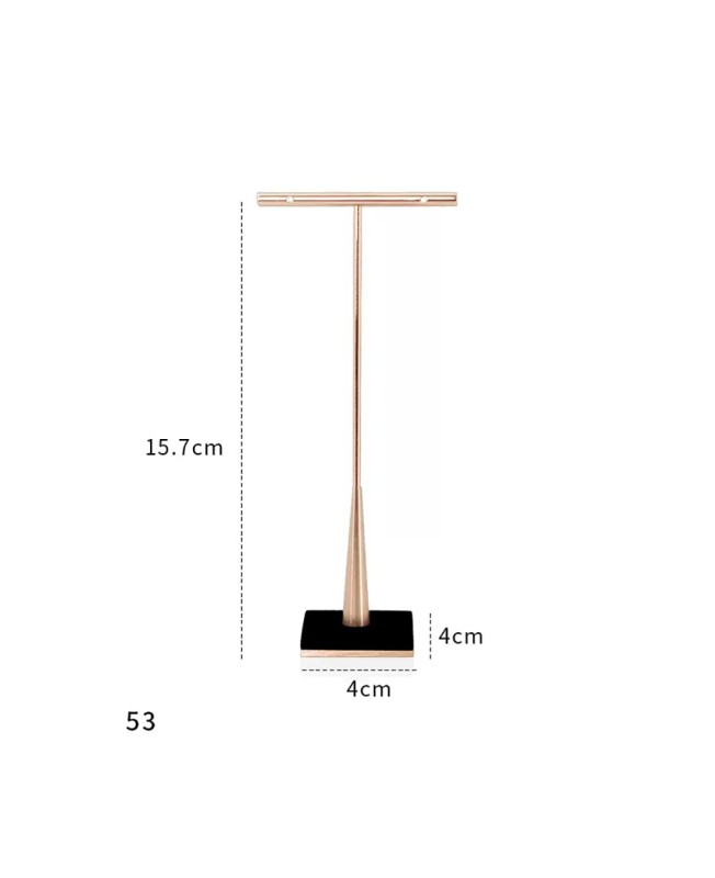 Luxury T Bar Gold Earring Display Holder Stand For Sale Luxury T Bar Gold Earring Display Holder Stand For Sale