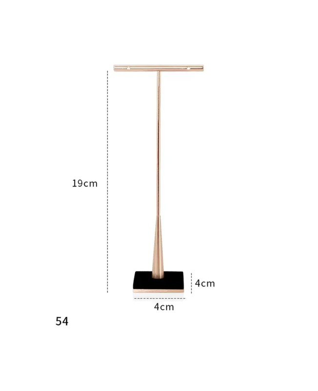 Luxury T Bar Gold Earring Display Holder Stand For Sale Luxury T Bar Gold Earring Display Holder Stand For Sale