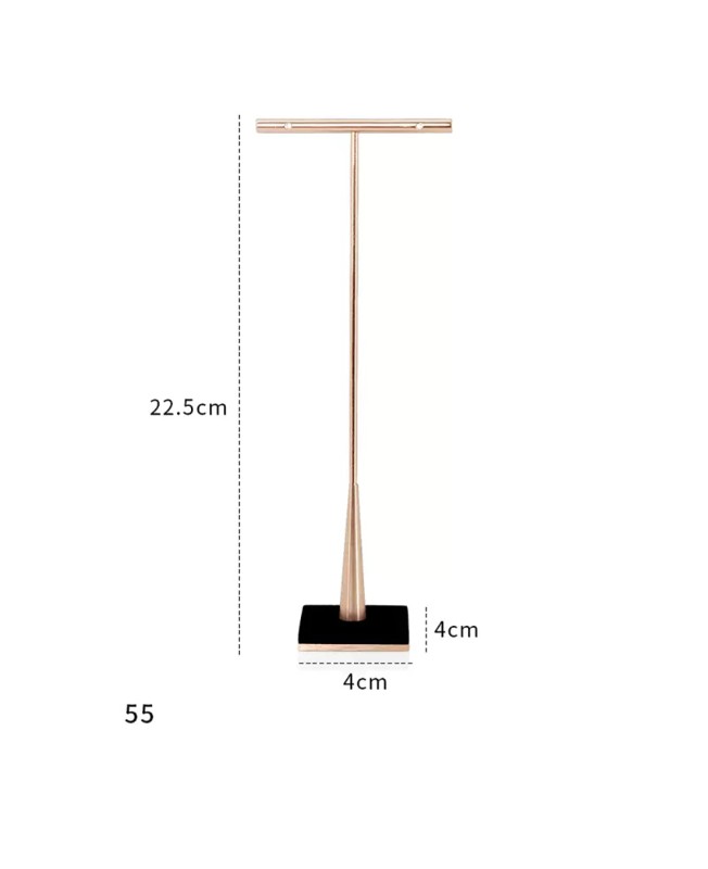 Luxury T Bar Gold Earring Display Holder Stand For Sale Luxury T Bar Gold Earring Display Holder Stand For Sale