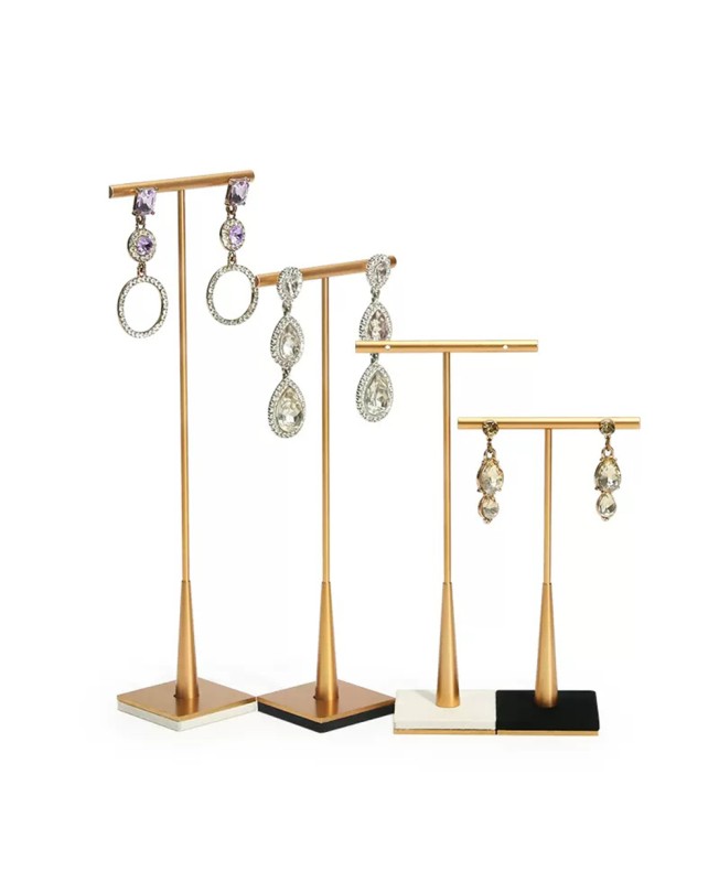 Luxury Gold Earring Display Holder Stand For Sale Luxury Gold Earring Display Holder Stand For Sale