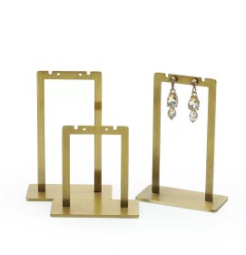 New Gold Metal Earring Display Holder Stand For Sale