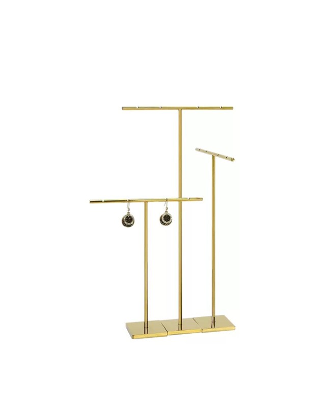 Luxury New Gold Metal Earring Display Holder Stand For Sale Luxury New Gold Metal Earring Display Holder Stand For Sale