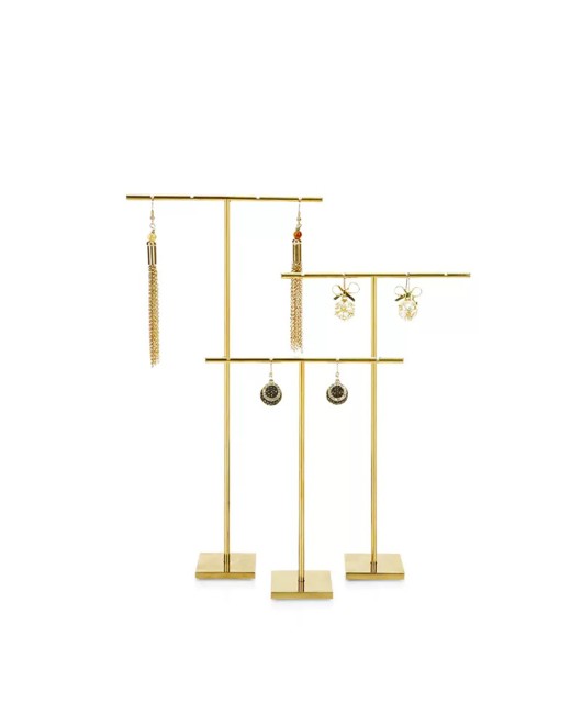 Luxury New Gold Metal Earring Display Holder Stand For Sale