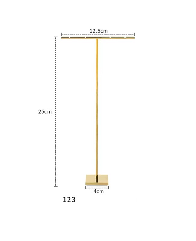 Luxury New Gold Metal Earring Display Holder Stand For Sale Luxury New Gold Metal Earring Display Holder Stand For Sale