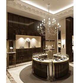 Luxury Modern Retail Custom Wooden Jewelry Shop Display Counter Design