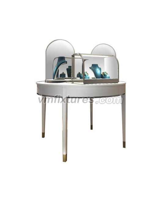 Thiết kế sáng tạo cao cấp sang trọng Bàn trưng bày đồ trang sức mái vòm hàng đầu