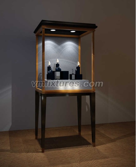 Conceptions de vitrine de magasin de bijoux personnalisés modernes de luxe