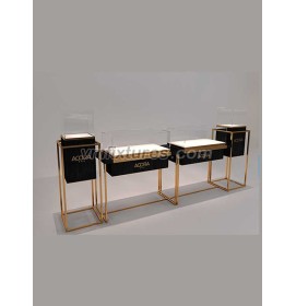 Luxury Glass High End Table Top Jewelry Display Showcases