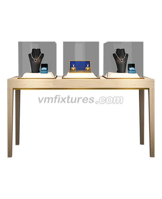Luxury High End Table Top Jewelry Display Showcase Design