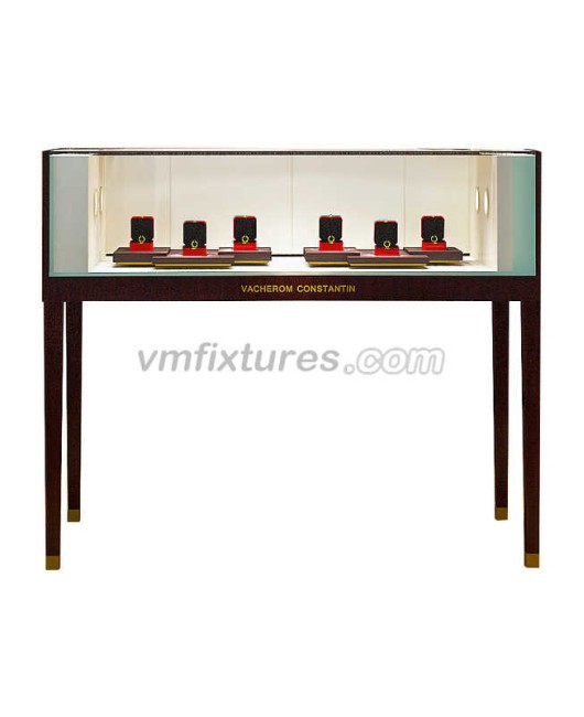 Innovative Design Modern Glass Wooden Jewelry Display Showcases