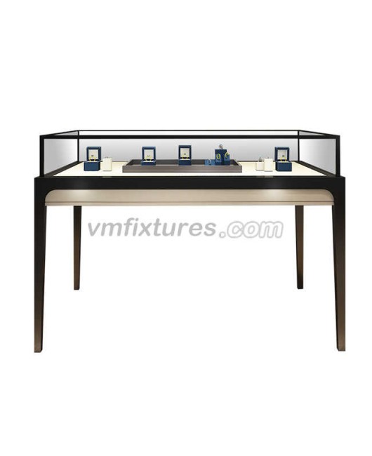 Luxury Creative Design  Jewellery Showcase Glass Portable Jewelry Shop Display Case