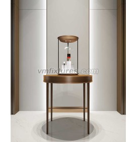Commercial Custom Design Modern Retail Glass Tall Jewelry Display Case