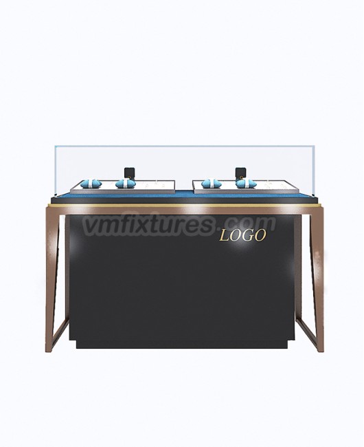 Design moderno del bancone in legno per gioielleria