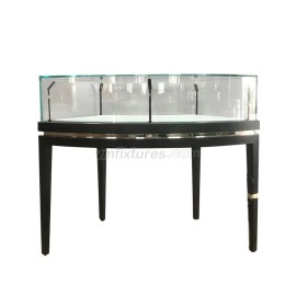 Luxe, op maat gemaakte sieradentafelvitrine
