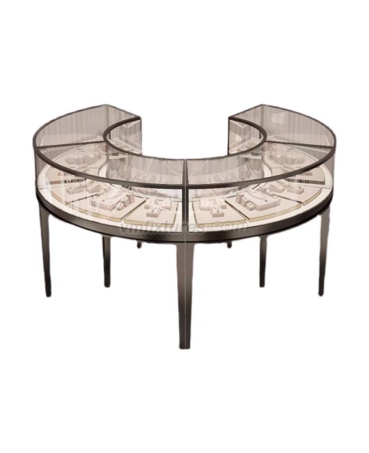 New Luxury Custom Circular Jewelry Display Table