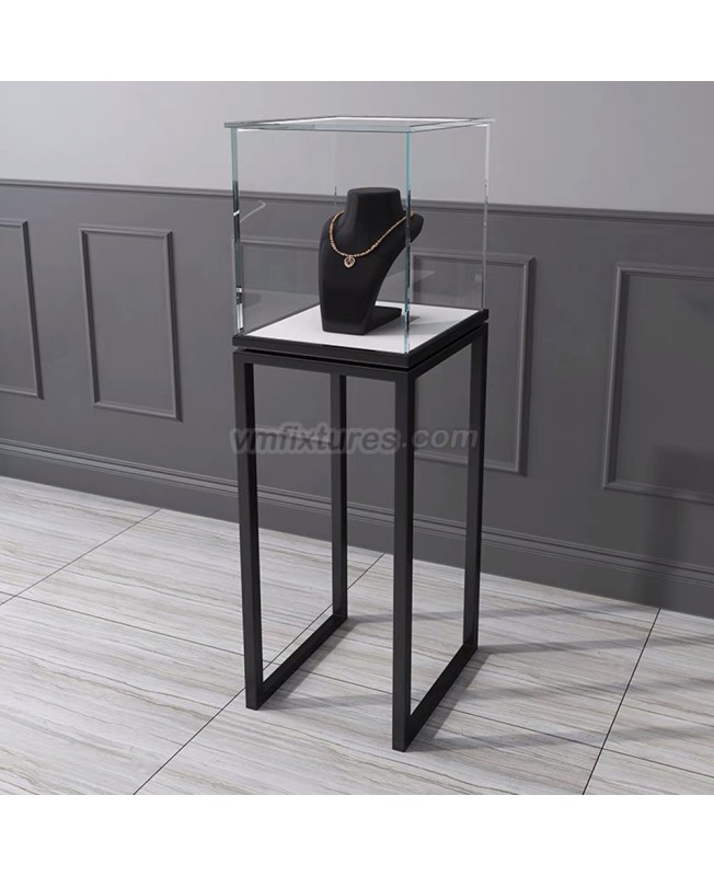 New Commercial Custom Glass Top Jewelry Display Case