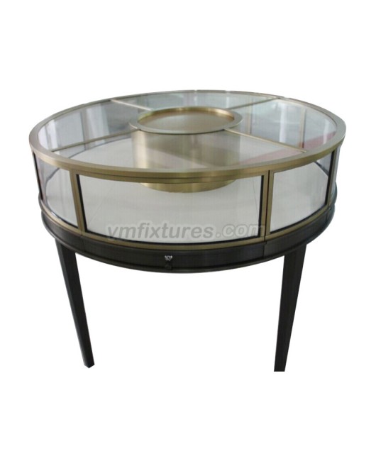 New Luxury Custom Round Jewelry Shop Display Table