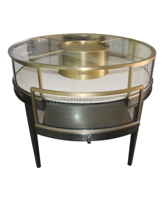 New Luxury Custom Round Jewelry Shop Display Table