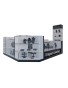High End Luxury Wooden Glass Jewelry Mall Kiosk