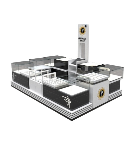 High End New Modern Jewelry Kiosk