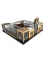 High End Modern Wooden Jewelry Kiosk