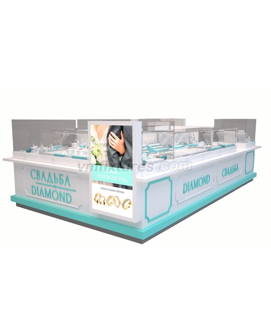 High End Mall Jewelry Kiosk For Sale