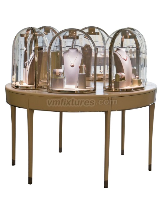 Modern Premium Jewelry Display Showcase