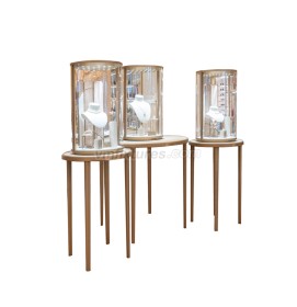 Luxury Jewelry Tower Display Cases with Light