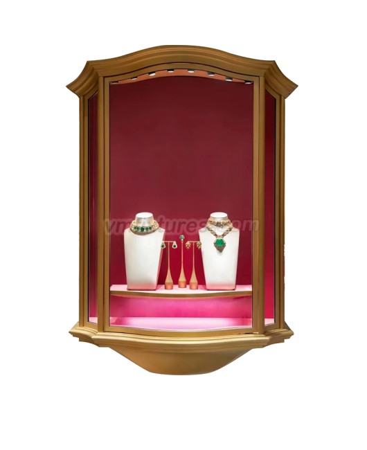 Luxury Hanging Wall Jewelry Display Case