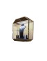 Modern Glass Hanging Wall Jewelry Display Showcase